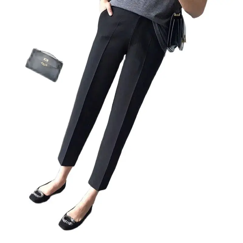 

Suit pants women's summer nine point pants thin casual pants pipe pants P3 735