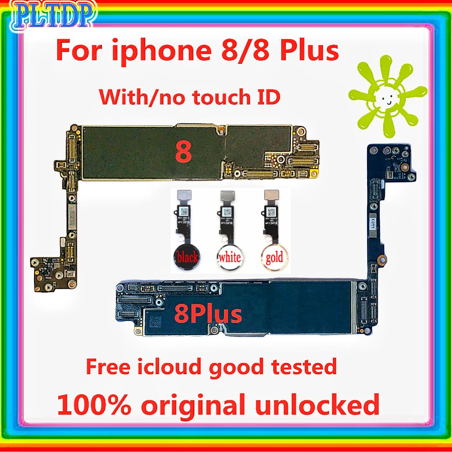 Поддержка обновления и 4G LTE для iphone 8 / Plus P материнская плата с/без Touch ID