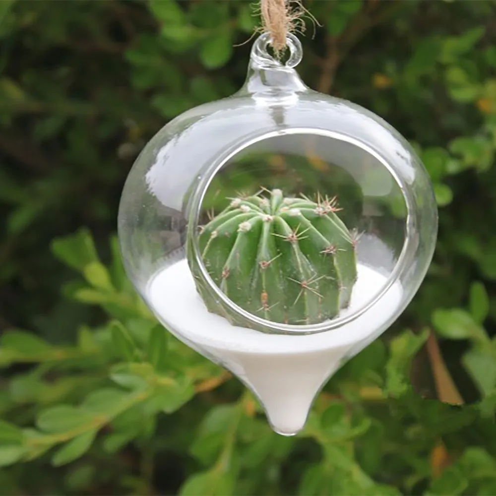 

Flower Terrarium Wedding Plant Glass Decor Vase Hanging Home Planter Container Patio Lawn & Garden