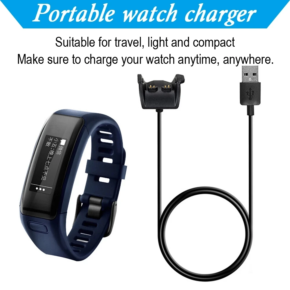 

Usb-зарядная док-станция для Garmin Vivosmart HR / HR + Портативный кабель для быстрой зарядки для подходящих смарт-часов X40
