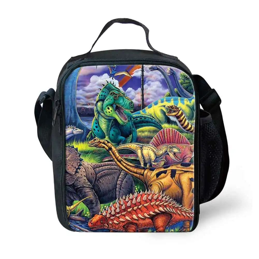 Advocator Dinosaur Pattern Portable Lunch Bags Children Customized Lunch Bento Box Reusable Picnic Thermal Bag Free Shipping