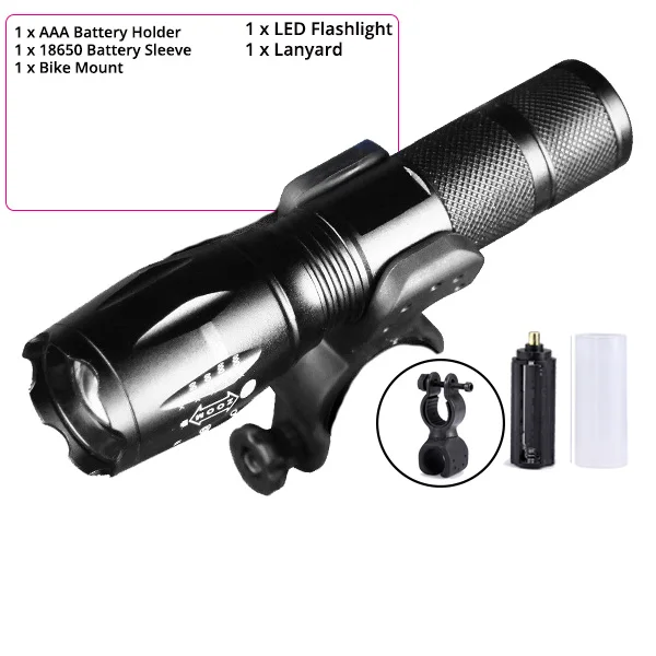 

TRLIFE тактический фонарик V6/L2/T6 5 режимов