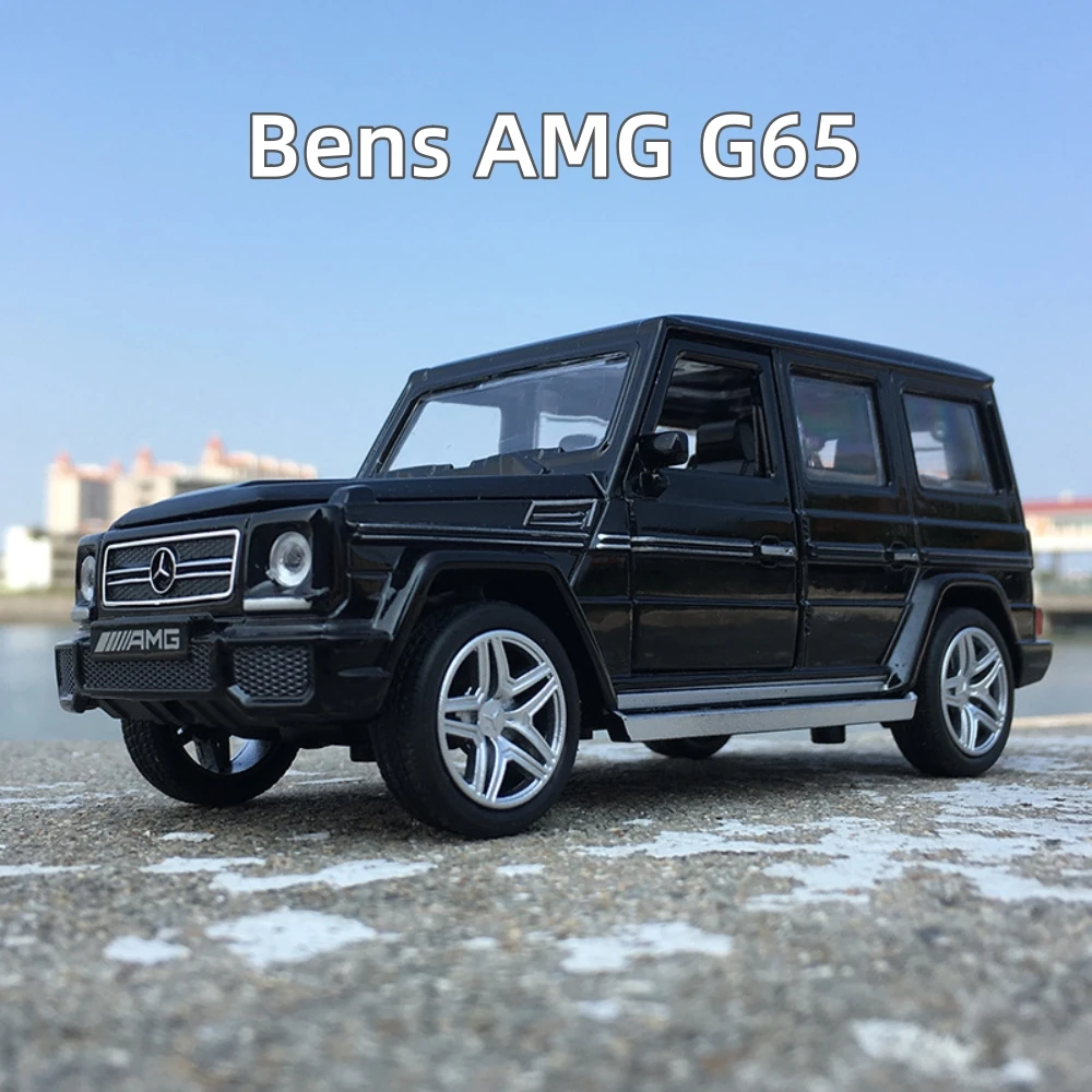 Модель автомобиля Bens AMG G65, модель литая из сплава, игрушки со звуком, металлический Литая внедорожник, резиновая шина, внедорожник, игрушки для детей, подарок, 1/32