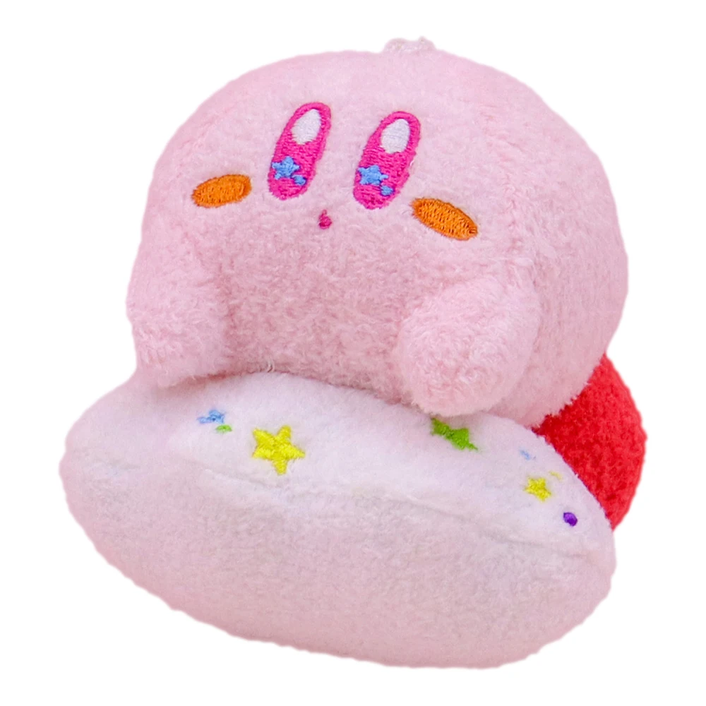

10Cm Anime Kawaii Plushie Poped Girl Heart Cloud Star Kirby Waddle Dee Plush Doll Bag Pendant Key Chain Sanrioed Plush Kirby