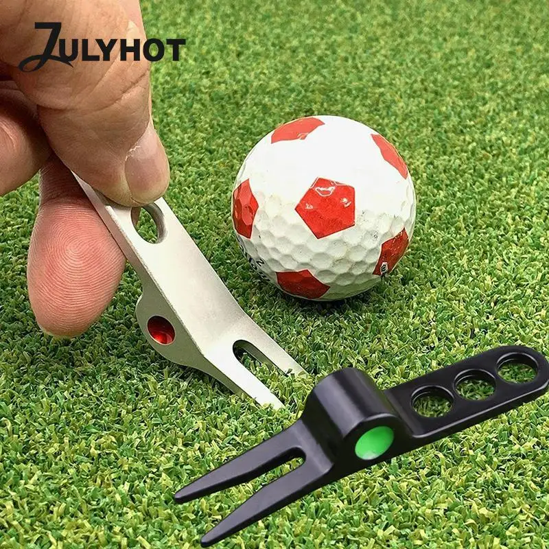 Divot Tool Repair Switchblade Tool Pitch Groove Cleaner Golf Pitchfork Golf Accessories Putting Outdoor Golf Tools