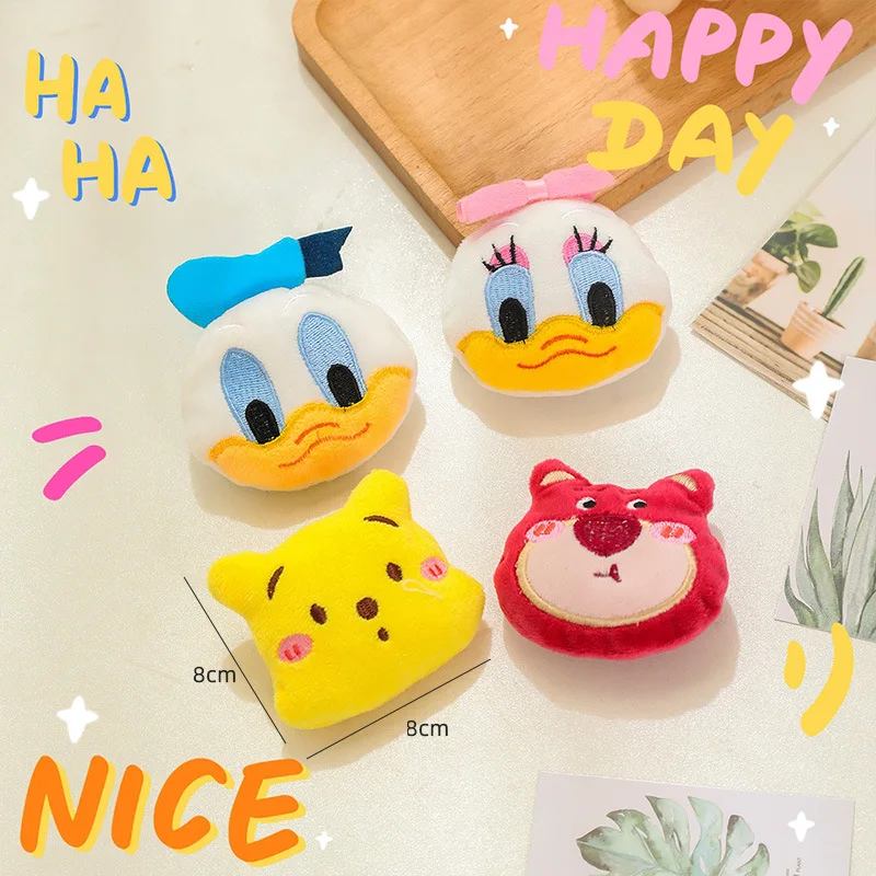 

Disney Donald Daisy Duck Lots-o Plush Brooch Cute Cartoon Doll Couple School Bag Hanging Jewelry Diy Clothing Accessories