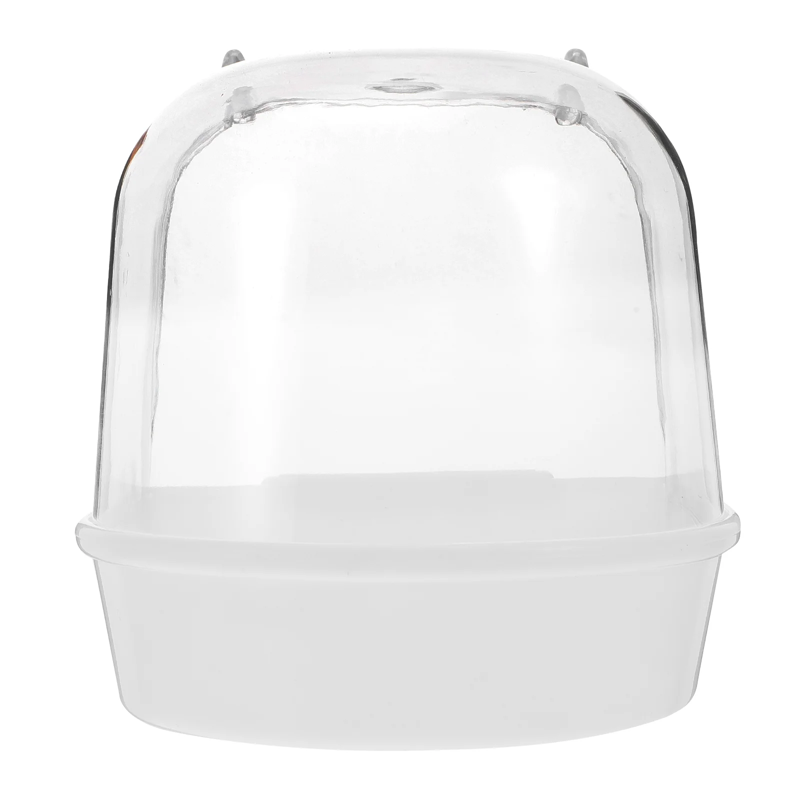 

Bird Bath Cageparrot Box Birds Tub Bathtub Covered Accessories Canary Parakeet Bathing Cockatiel Bowl Parakeets Shower Parrots