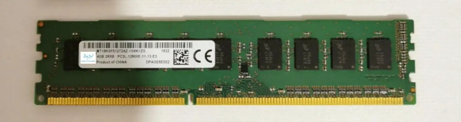 Для 4G 2RX8 PC3L-12800E ECC MT18KSF51272AZ-1G6K1 Server