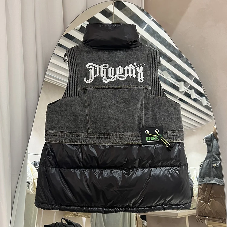 New Women Sleeveless Down Jacket Casual Style Autumn Winter Vest And Female Outwear