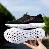 swimming for couple sneakers men womens walking shoes flat water shoes non slip black outdoor casual footwear size 35 45