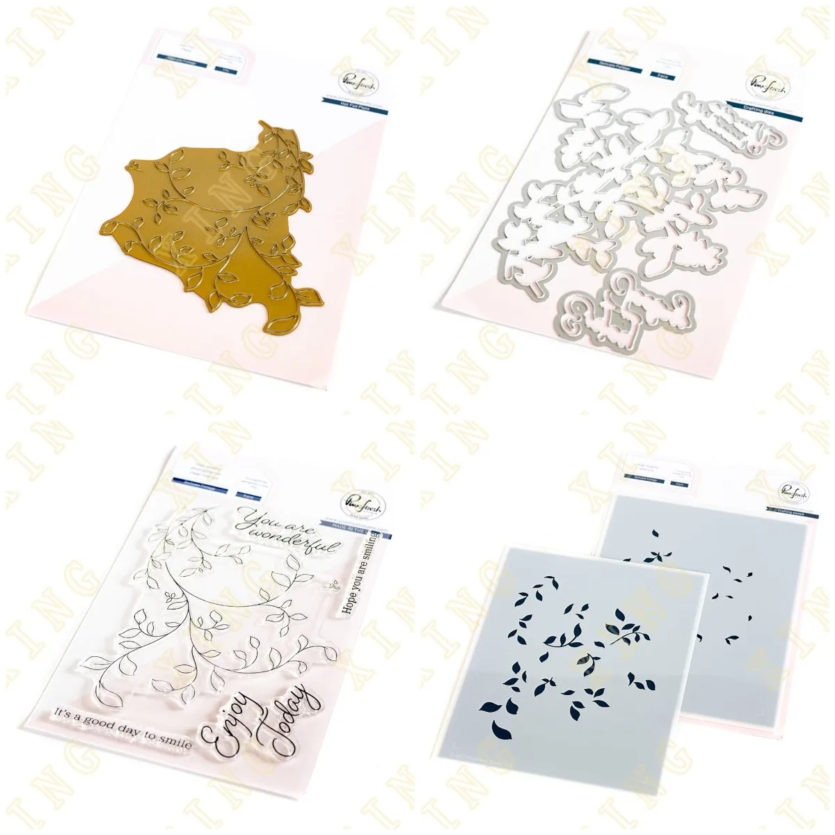 

Delicate Foliage Metal Cutting Dies Stamps Stencil Hot Foil Scrapbook Diary Decoration Embossing Template Greeting Card Handmade