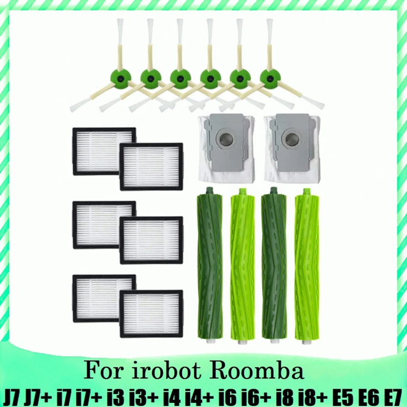 

For Irobot Roomba J7 J7+ I7 I7+ I3 I3+ I4 I4+ I6 I6+ I8 I8+ E5 E6 E7 Robot Vacuum Cleaner Replacement Parts Kit