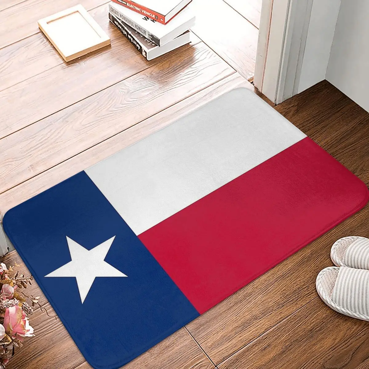 

Противоскользящий коврик с национальным флагом, коврик для ванной, Техасский ковер для прихожей, декоративный коврик для помещений