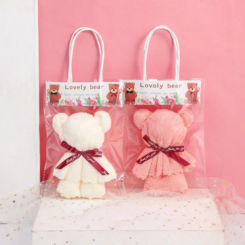 Набор полотенец в форме медведя 10 шт. полотенце для лица домашней вечеринки