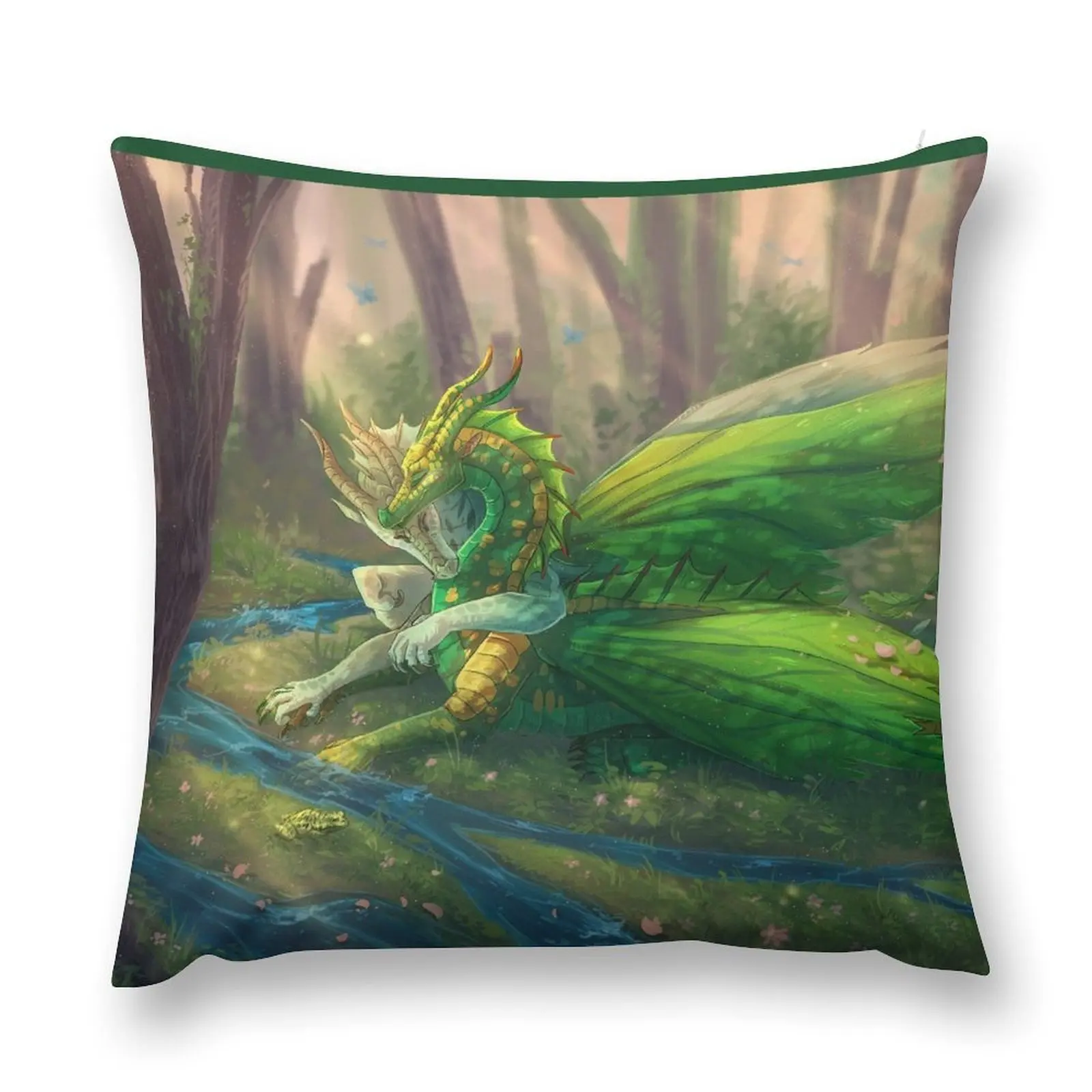 Декоративные наволочки с вышивкой Крылья огня-солнца и ивы