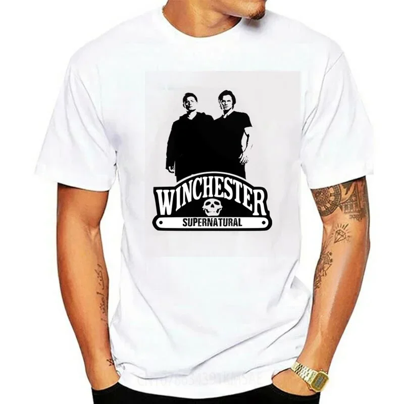 Мужская футболка унисекс сверхнатуральная рубашка с Дином Сэм Винчестер шиви