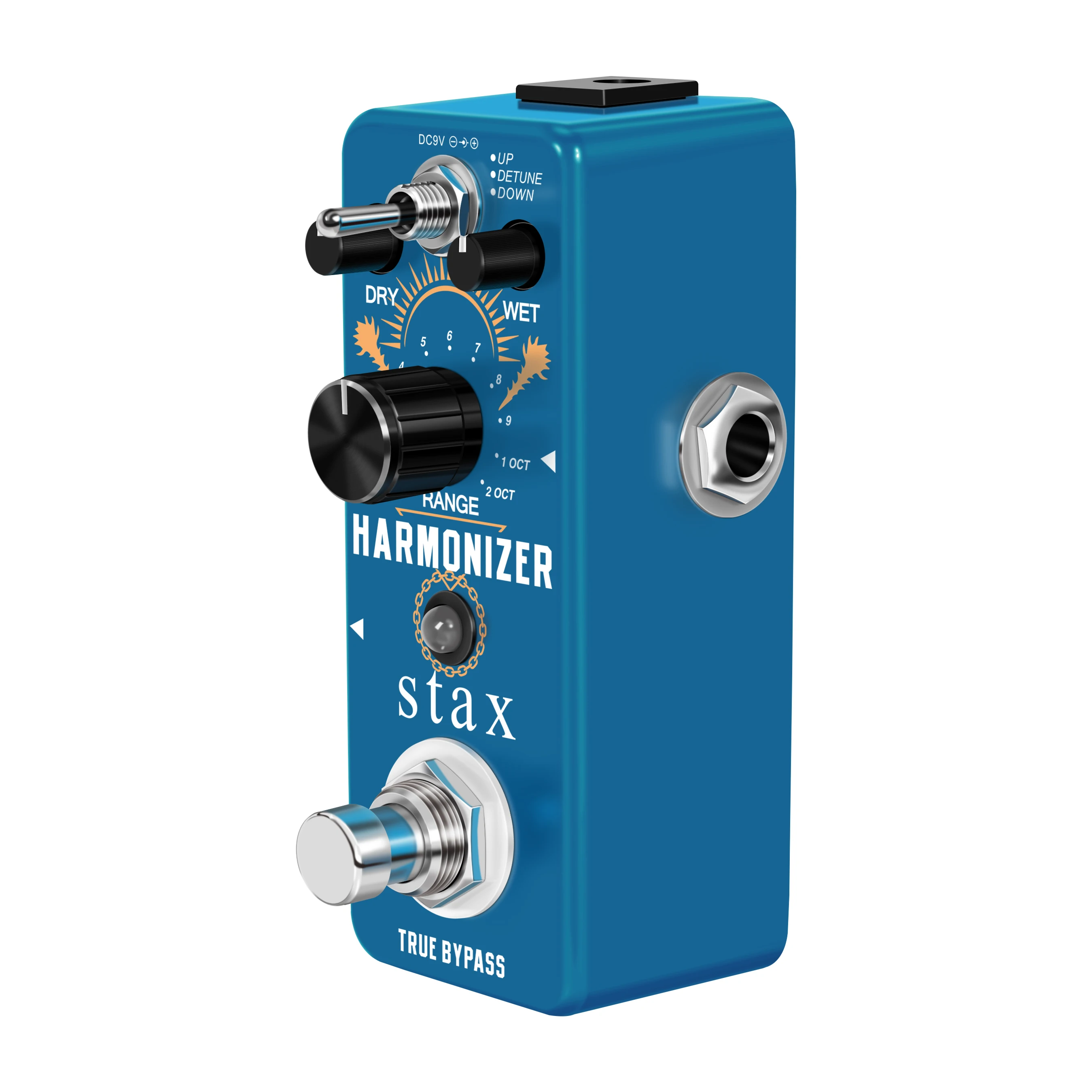 Stax LEF-3807 Guitar Harmonizer Pedal Digital Pitch Effect Pedals Original Signal To Create Harmony/Pitch Shift/Detune