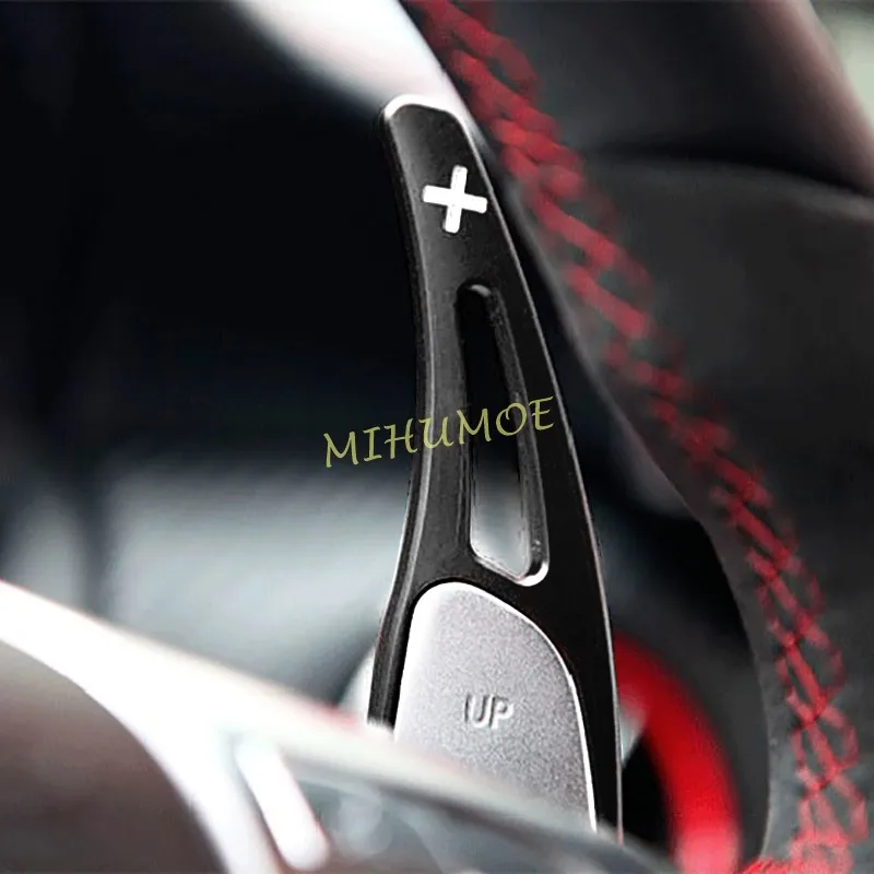 

For Mercedes AMG A45 C63 E63 S63 S65 CLA45 CLS63 GLA45 GL63 SL63 ML63 Interior Steering Wheel Paddle Shifter Extension Black