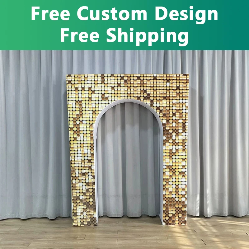 3D свадебная арка из воздушных шаров с открытой дверью подставка для фона