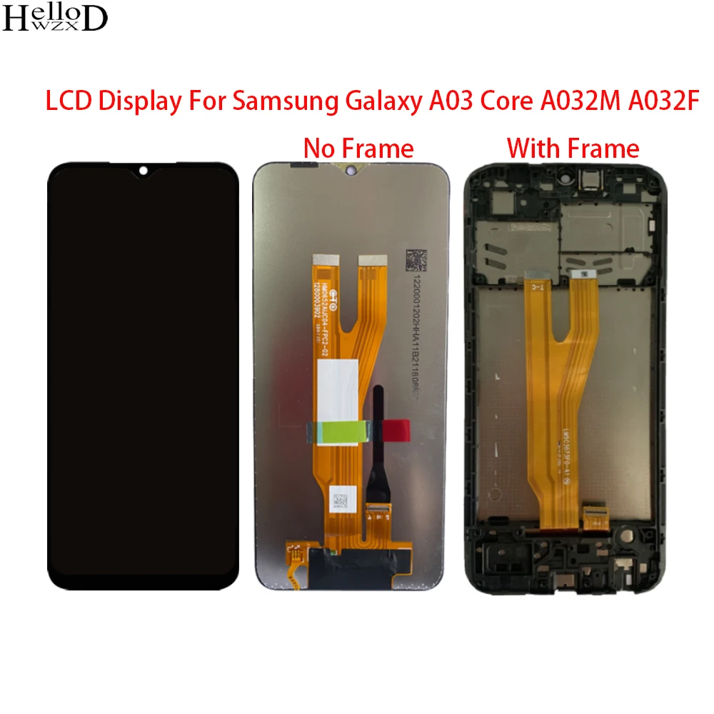 

Tested Original Used LCD Screen For Samsung Galaxy A03 Core A032M A032F LCD Display Touch Screen Digitizer Assembly SM-A032F/DS