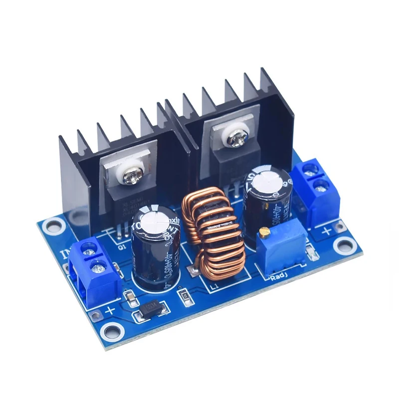 

XL4016 PWM Adjustable 4-36V To 1.25-36V Step-Down Board Module Max 8A 200W DC-DC Step Down Buck Converter Power Supply