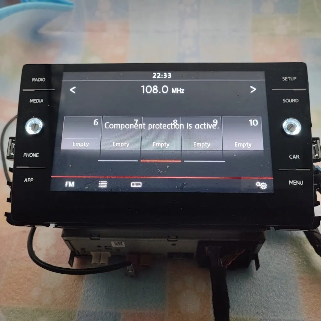 Новый 8-дюймовый 60-контактный сенсорный экран A2C15166500 5G6 919 605 E для VW MIB 2