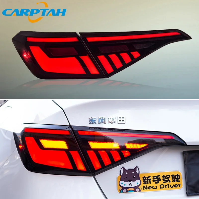 

Car LED Tail Light Taillight For Honda Civic Sedan 2022 2023 Rear Lamp DRL + Dynamic Turn Signal + Reverse + Brake LED