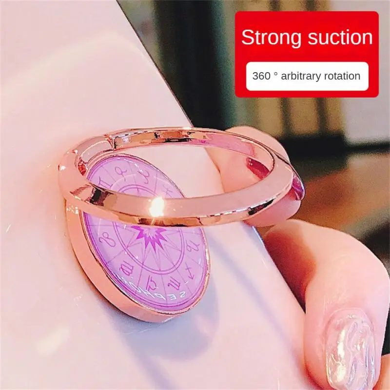 

Constellation Finger Ring Phone Holder Mobile Phone Holder Electroplating Ring Buckle SmartPhone Holder Rotabl Holder Stand NEW