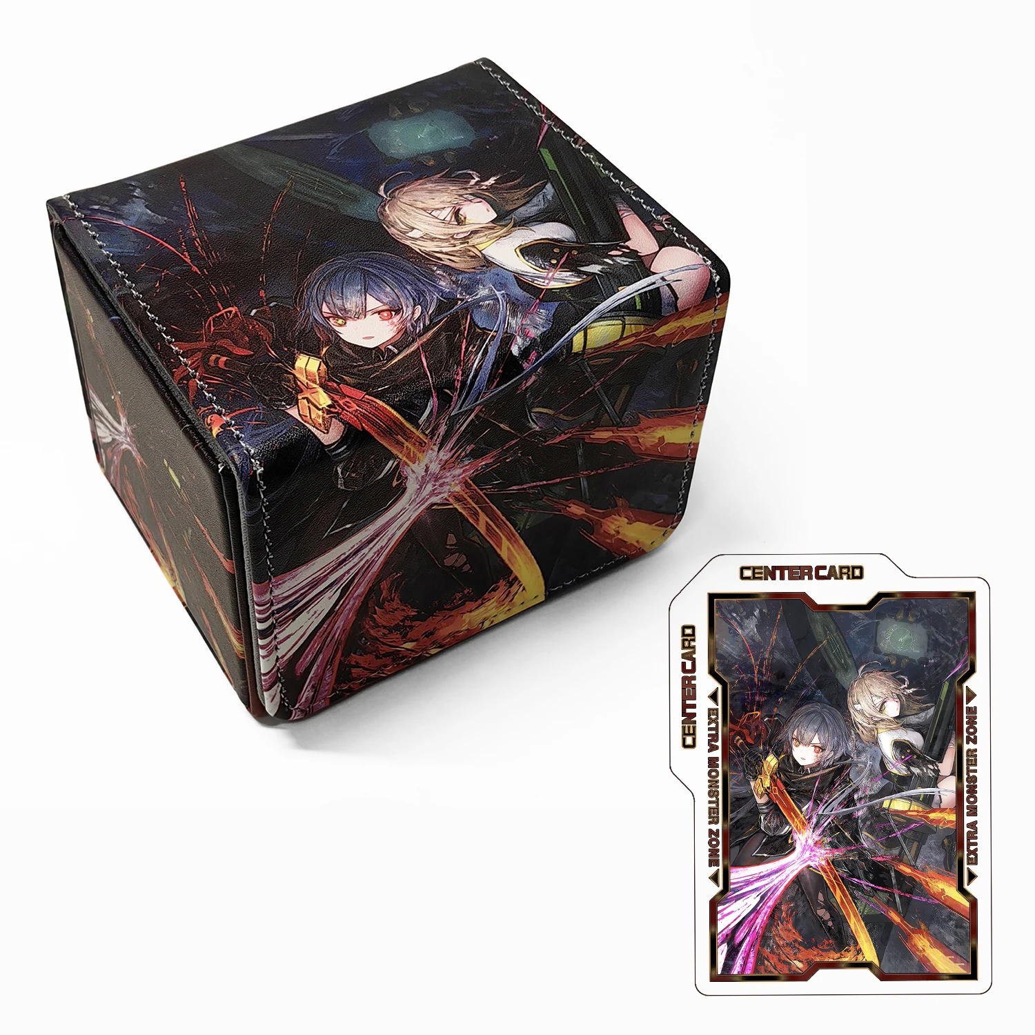 100+ коробка для хранения карт аниме из искусственной кожи колода настольной игры