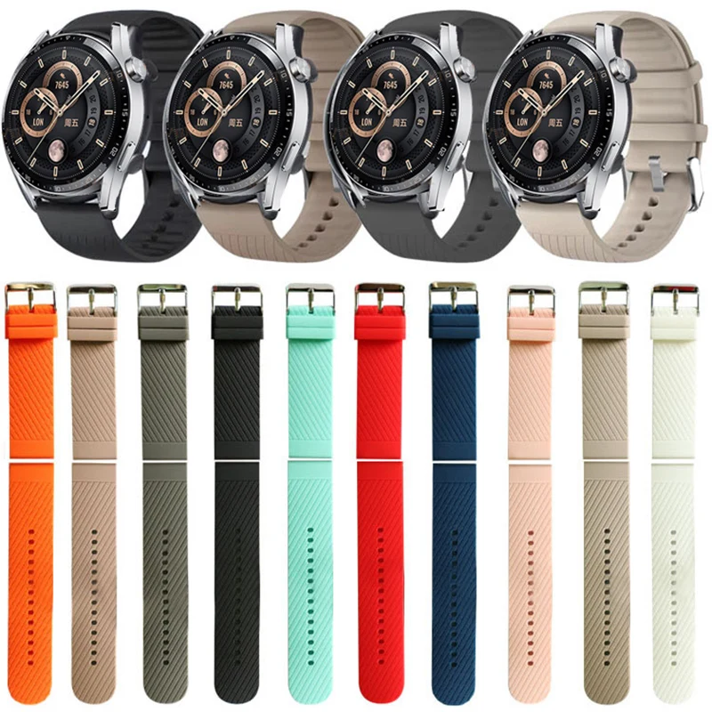 

22mm Strap For Dizo Watch D R Talk/ Watch2 Sports Watchbands For Oneplus Watch Strap For One Plus Watch Sport Silicone Bracelet