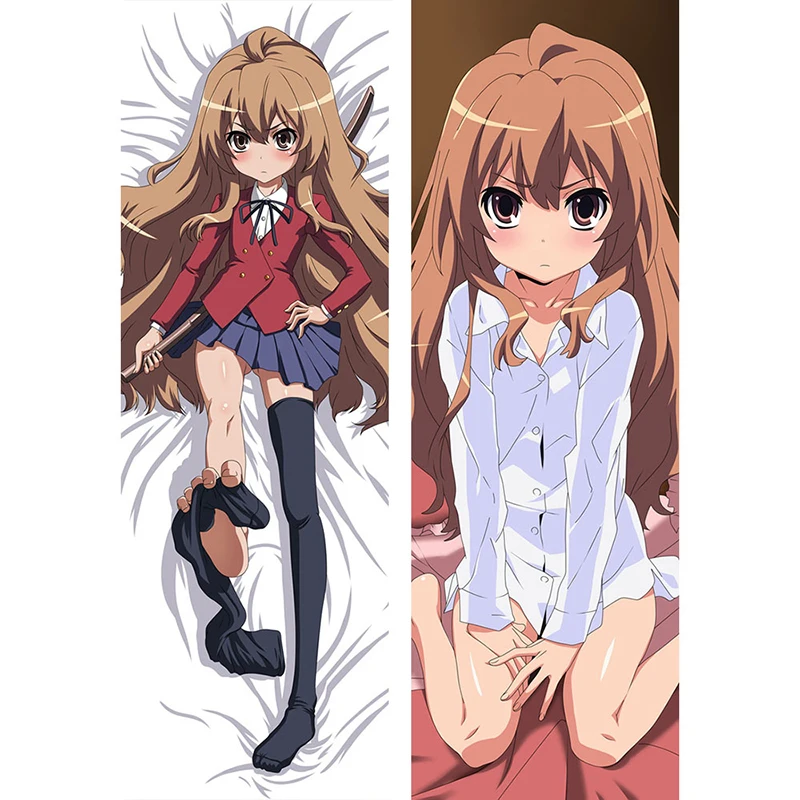 

New PatternAnime Toradora TIGER DRAGON Aisaka Taiga Dakimakura Pillow Case Body Pillowcase Throw Cushion Double-sided