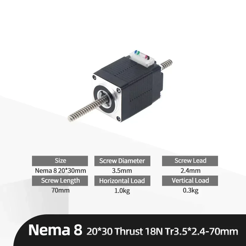 Шаговые двигатели UMOT Mini Nema8/Nema11/Nema14/Nema17/Nema23