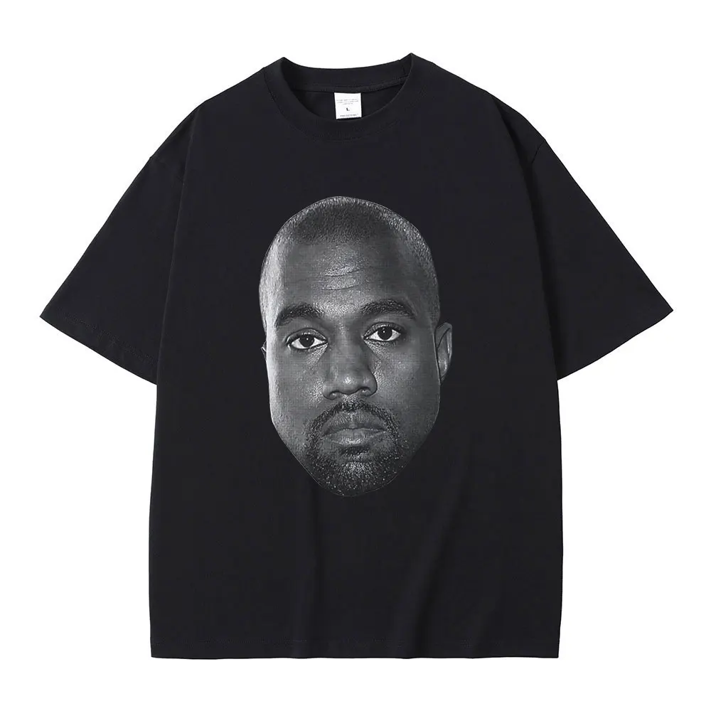 

Rapper Kanye West Graphic Print T Shirt Mens Vintage Street Style T-shirt Casual Cotton Short Sleeve T-shirts Hip Hop Streetwear