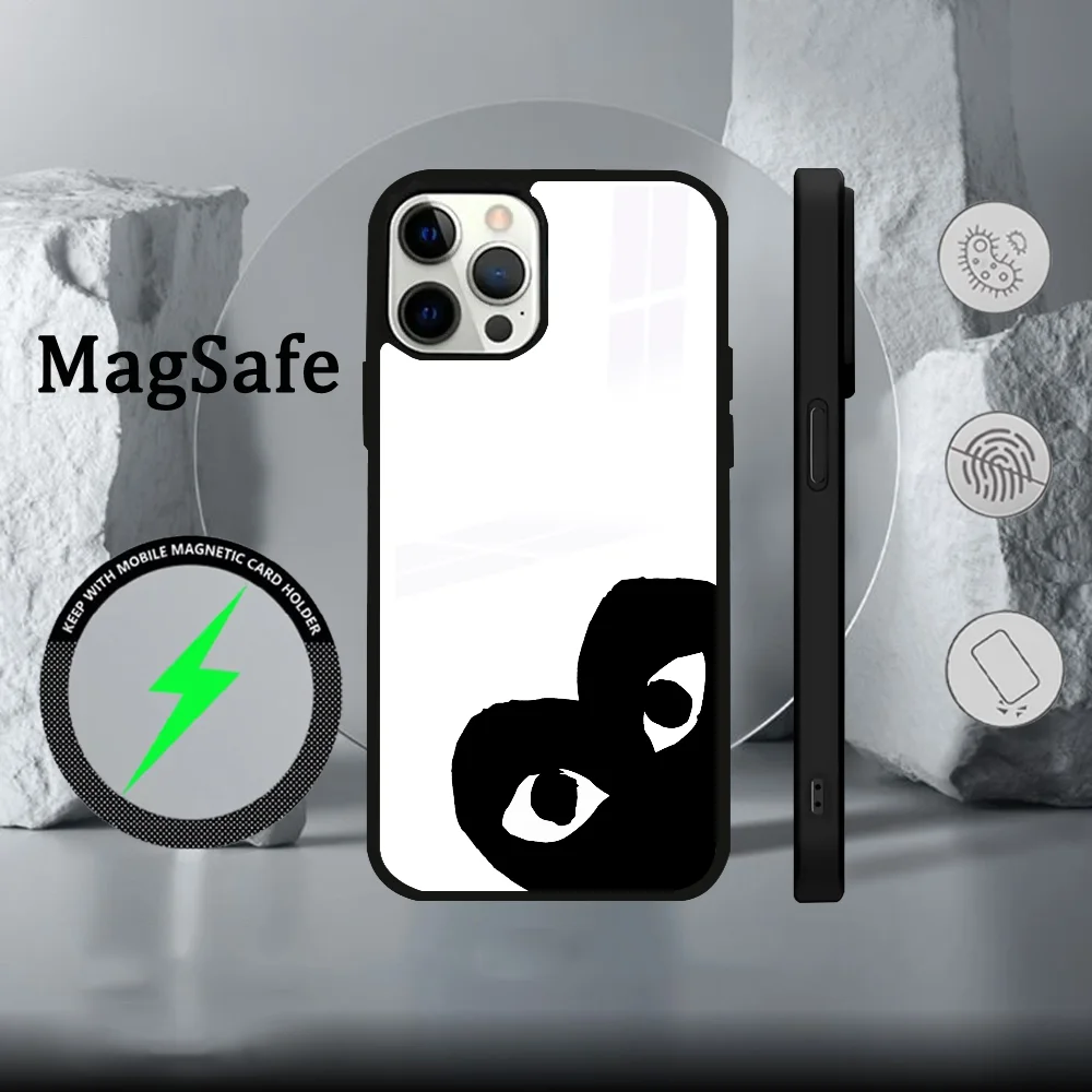 Чехол для телефона с сердечком для IPhone 16 15 14 13 12 11 Pro Max Plus Mini Magsafe (art.: 3920cbc393c3a) - 3920cbc393c3a
