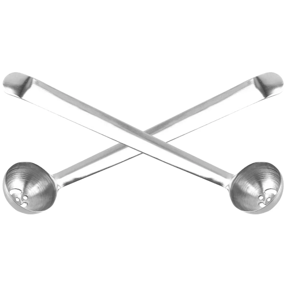 

Spoon Serving Spoons Jar Stainless Steel Olive Pickle Slotted Strainer Hole Drain Onion Caper Tools Fork Set Canisters Forks