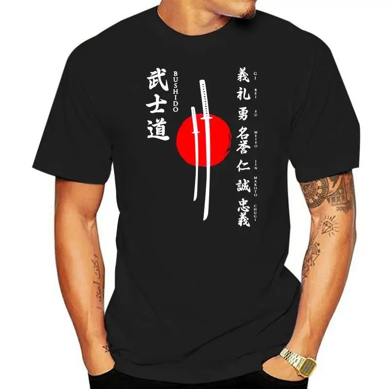 

BUSHIDO Japanese Samurai 2022 Men's Short Sleeve T-shirt Summer Tee Tops Hot Trend