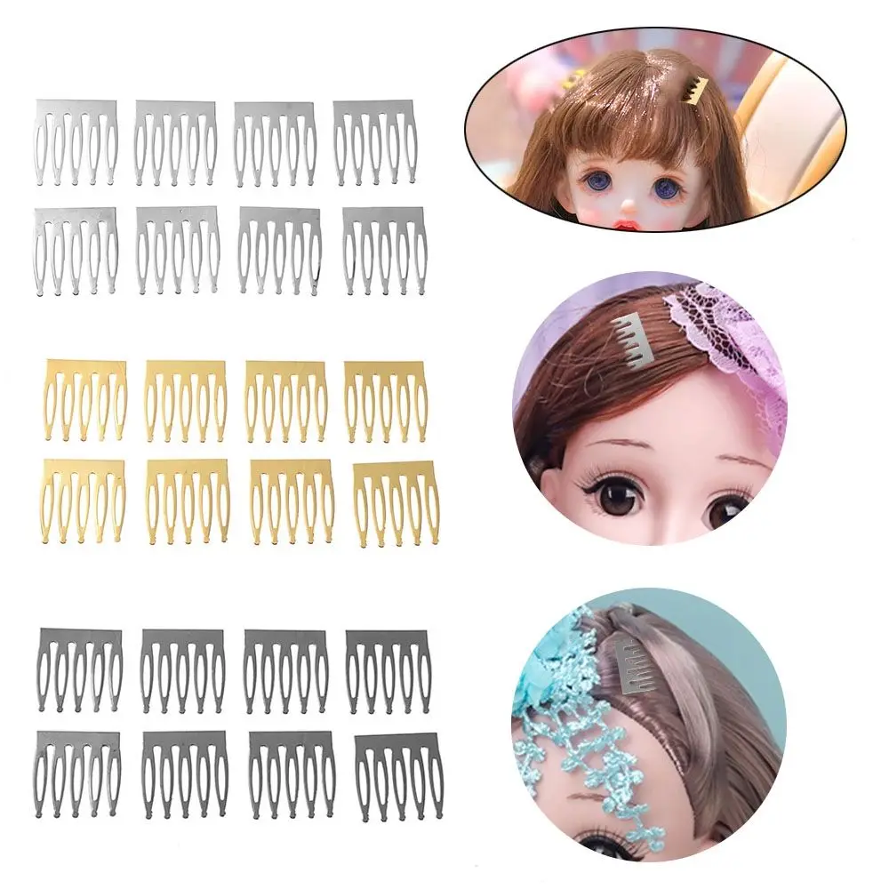 

High Quality Mini Decoration Accessories Princess Hair Comb Dolls Head Clip DIY Doll Hairpin Headwear Headdress Toys