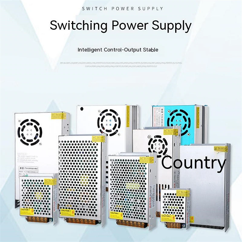 

Fonte 500W 12V 24V 36V 360W 400W 500W 600W Switching Power Supply Source Transformer AC DC SMPS For LED Strip Light CCTV Motor