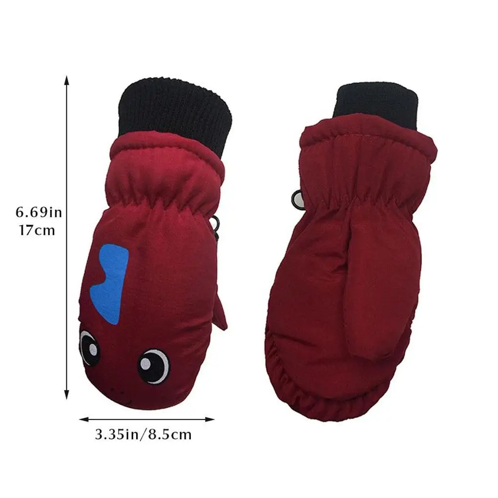 

1 Pair Kids Skiing Gloves Sports Cycling Mitten Cold Weather Mitt Hand Warmer