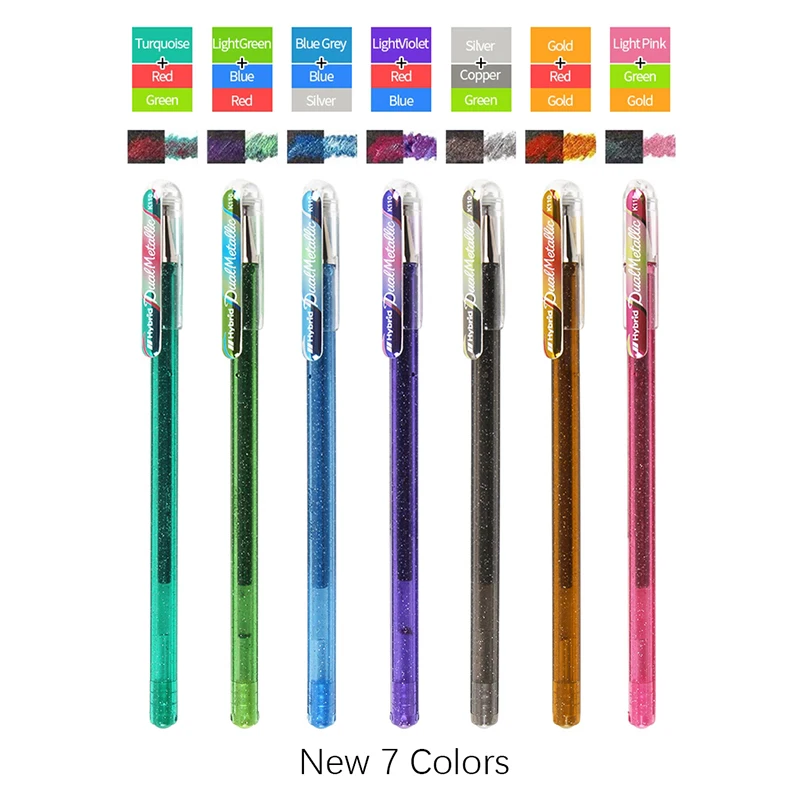 Гелевые ручки Pentel Arts Hybrid MATTEHOP 1.0 мм 14 цветов