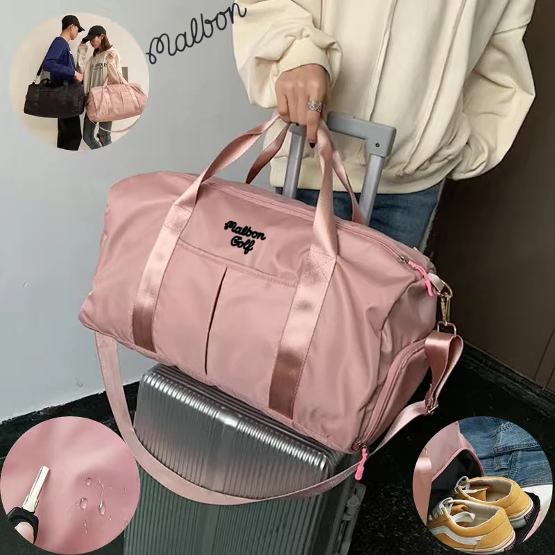 

Malbon Golf 2022 Bags Outdoor Sports Bags Storage Handbag for Men and Women Universal Golf Clothing Bag Boston Bag 46*23*26