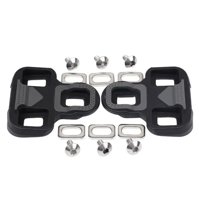 

Road Cycling Cleats Set Cycling Shoe Cleats Adjustable Three-hole Layout Non-Slip Durable Indoor Outdoor Cycling Mountain Bike