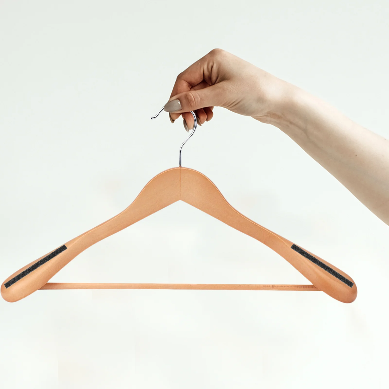 500 шт. вешалка противоскользящие полоски ручки клейкая одежда нескользящие