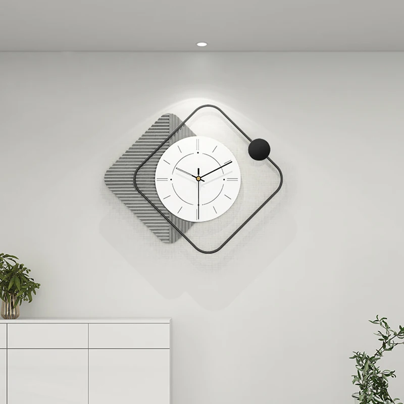 

Creative Stylish Large Wall Clock 3d Silent Small Metal White Wall Clock Nordic Loft Original Horloge Murale Watch Mural T50GZ