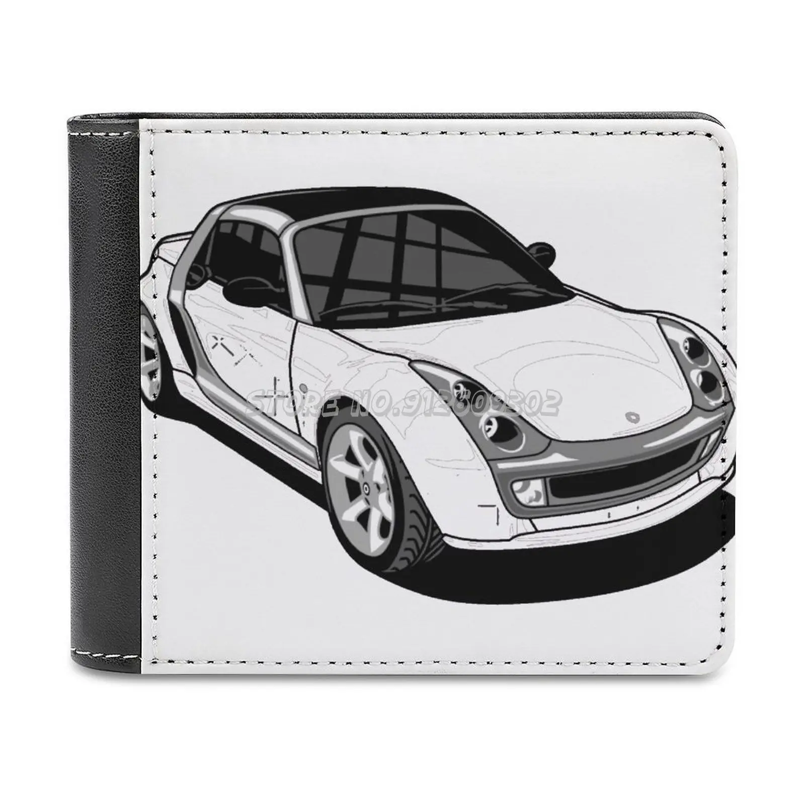 Мужской кожаный кошелек Smart Roadster 452 с отделением для кредитных карт |