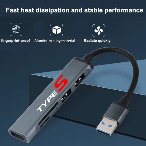 Автомобильная док-станция СТРОПКОВЫЙ USB 3.0 4 порта