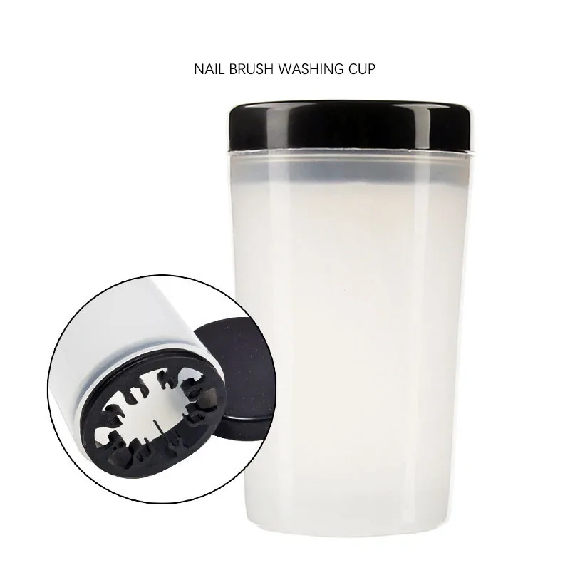 

Nail Tools Pen Bucket Crystal Carved Light Therapy Pen Nail Polish Pen Wash Cup Pen Wash Holder