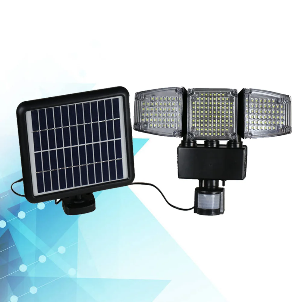 

Solar Lights Motion Sensor 188 LED 1200 Lumens Outdoor Weatherproof (Black)