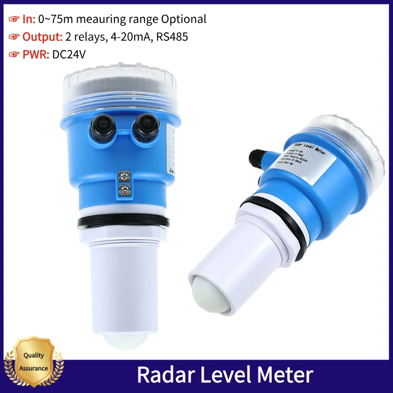 Радарный измеритель уровня 80 ГГц инструмент для измерения резервуар мониторинга