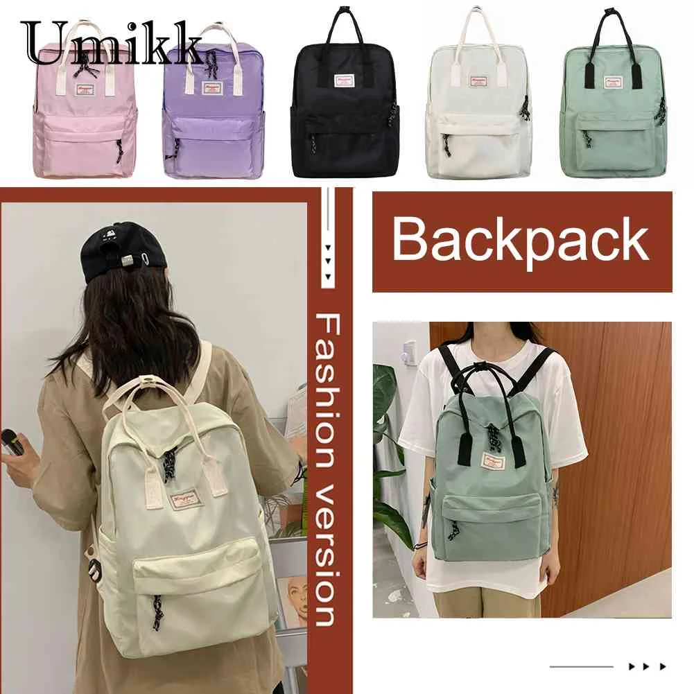 

Harajuku School Backpack Preppy Style Backpacks for Students Large Capacity Portable Shoulder for Women Men Mochila